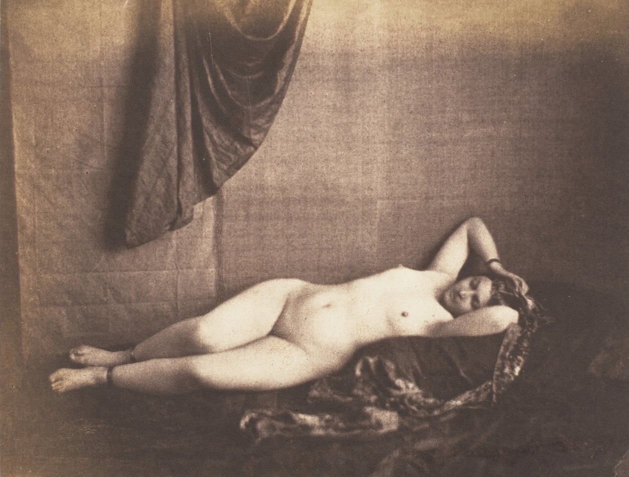 [Yatan Çıplak], 1851-53. by Julien Vallou de Villeneuve