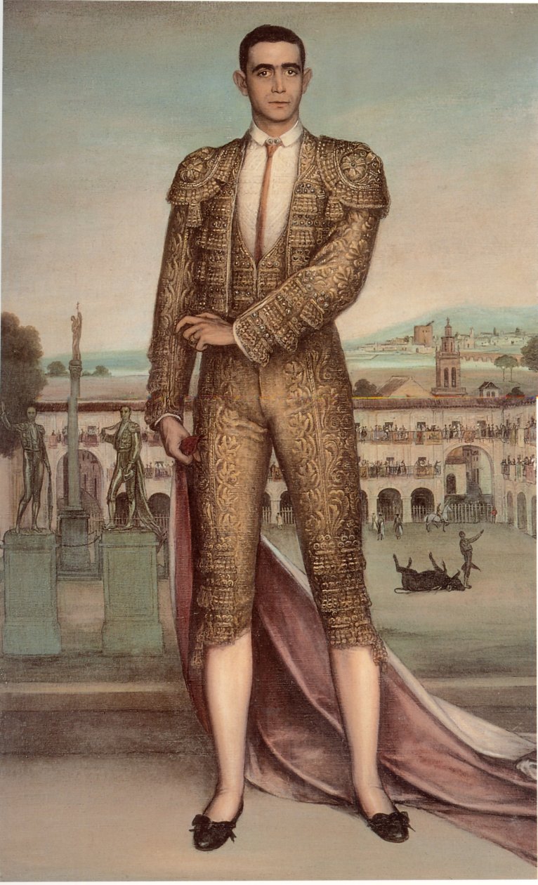 Cordobes boğa güreşinin bir öznesi olarak Machaquito veya Machaquito by Julio Romero de Torres