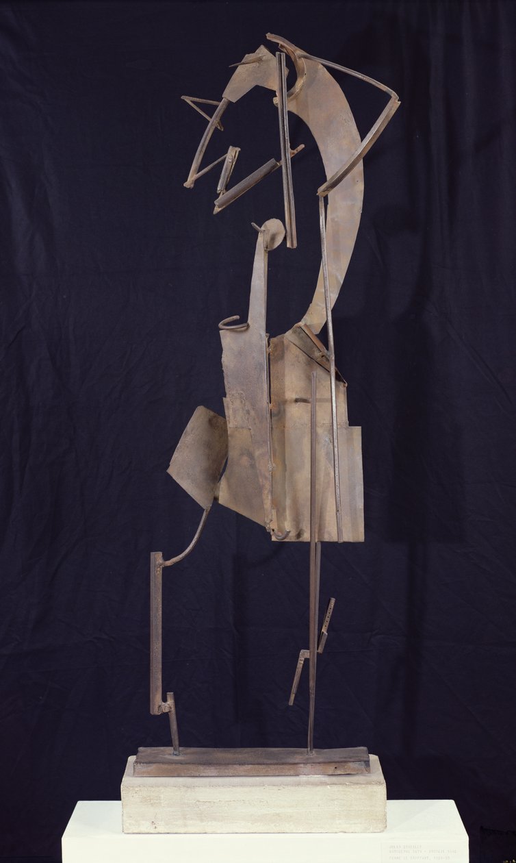 Saçını Düzenleyen Kadın, 1929-30 (metal) by Julio Gonzalez