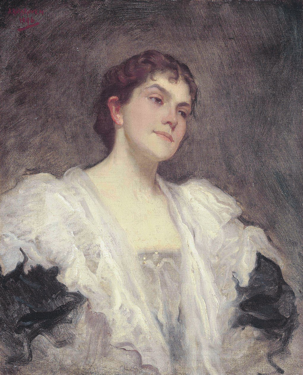 Şarkıcı Lady Lillian June Henschel nee Bailey by Julius C. Rolshoven