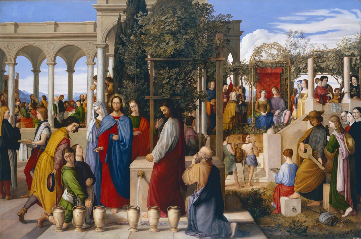 The Marriage at Cana, 1819  by Julius Schnorr von Carolsfeld