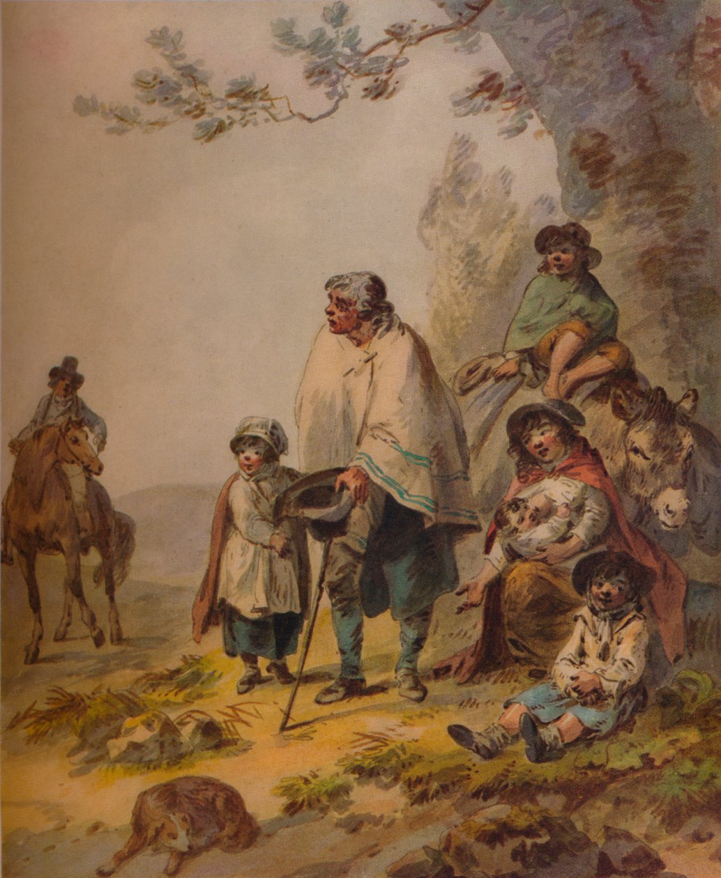 Çingene Dilenciler, c1795 by Julius Caesar Ibbetson