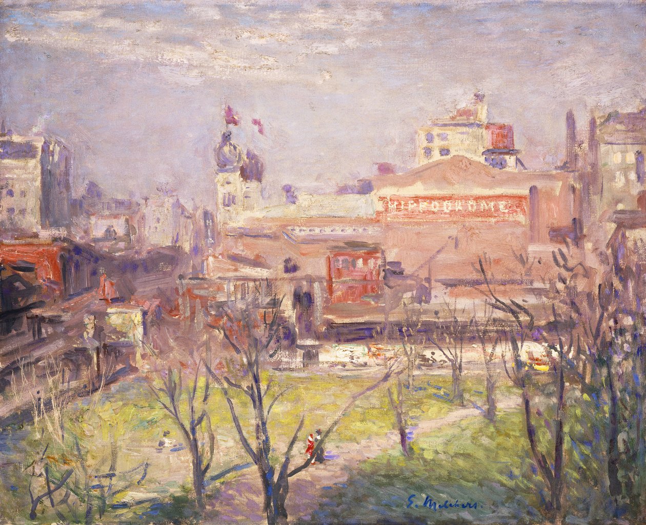 hipodrom by Julius Gari Melchers
