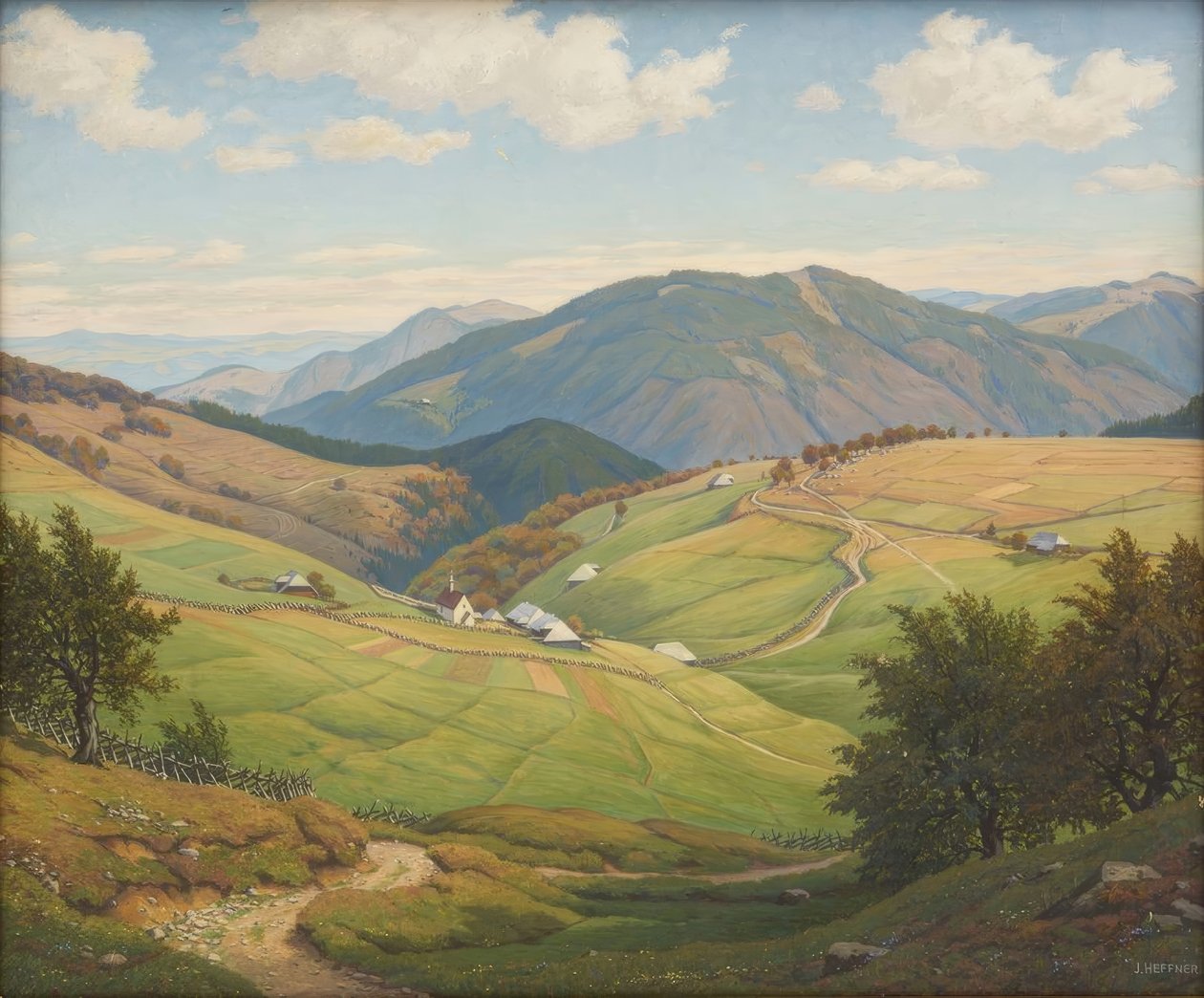 Hofsgrund am Schauinsland by Julius Heffner