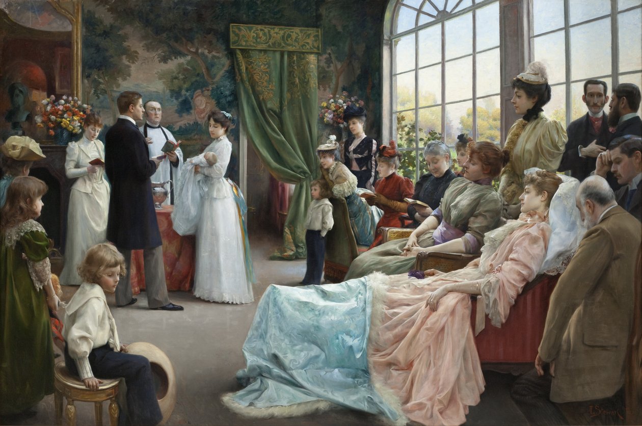 Vaftiz, 1892 by Julius Leblanc Stewart