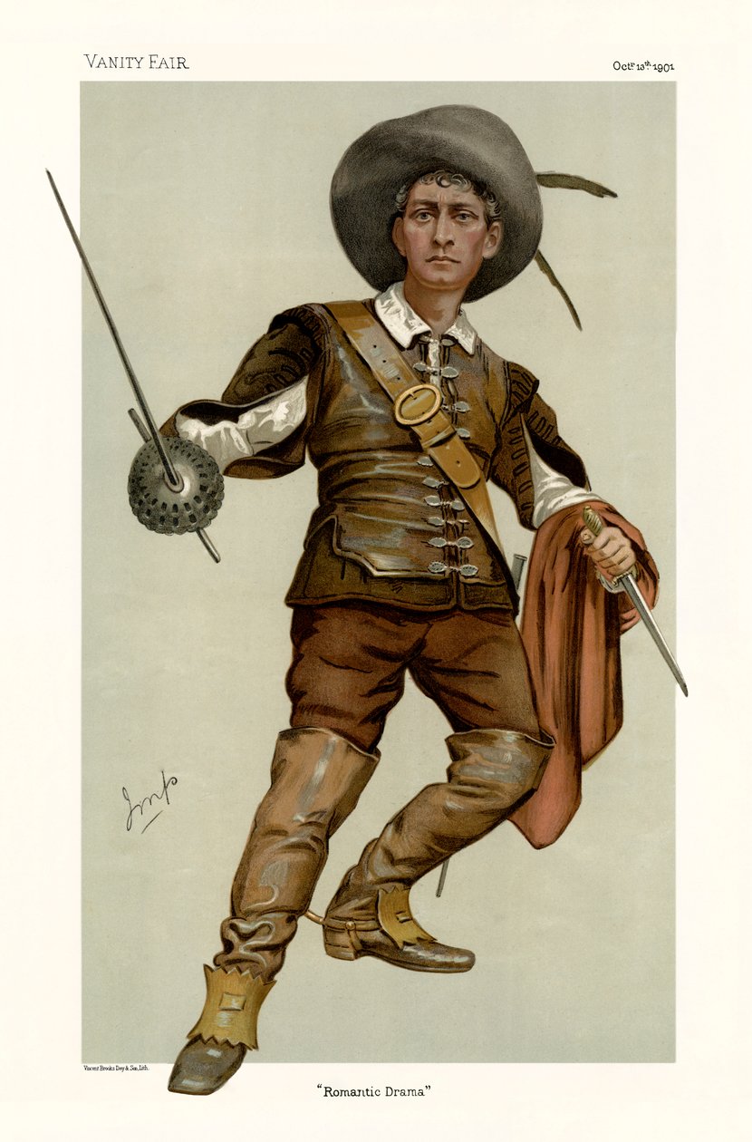 Lewis Waller by Julius Mandes Price