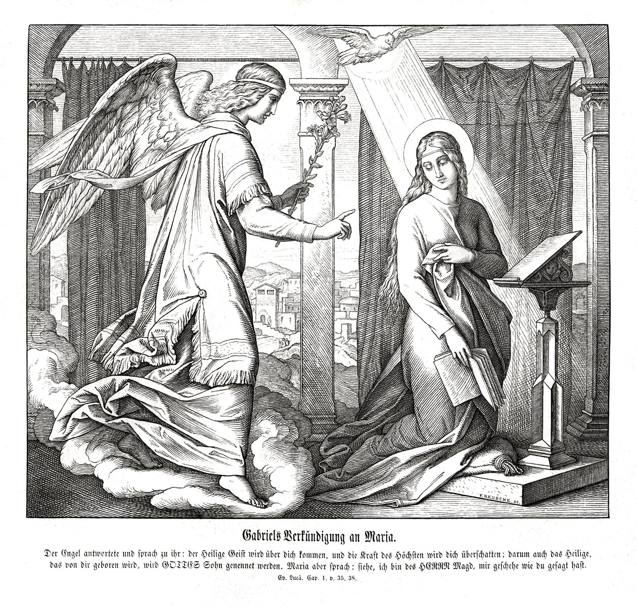 Müjde, Luka İncili by Julius Schnorr von Carolsfeld