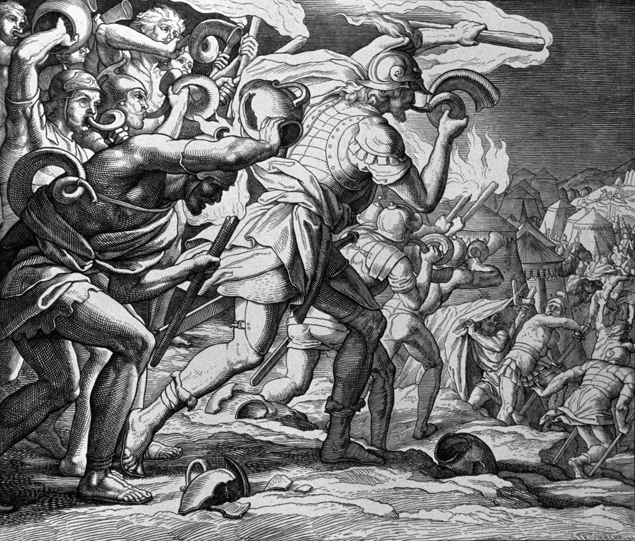 Gideon by Julius Schnorr von Carolsfeld