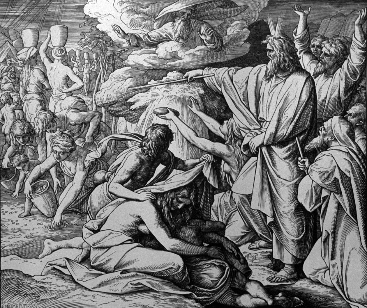 Musa Mucizesi by Julius Schnorr von Carolsfeld