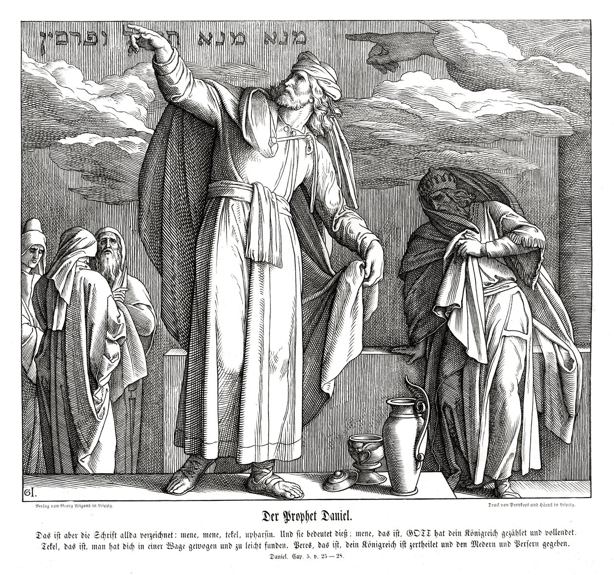 peygamber Daniel by Julius Schnorr von Carolsfeld