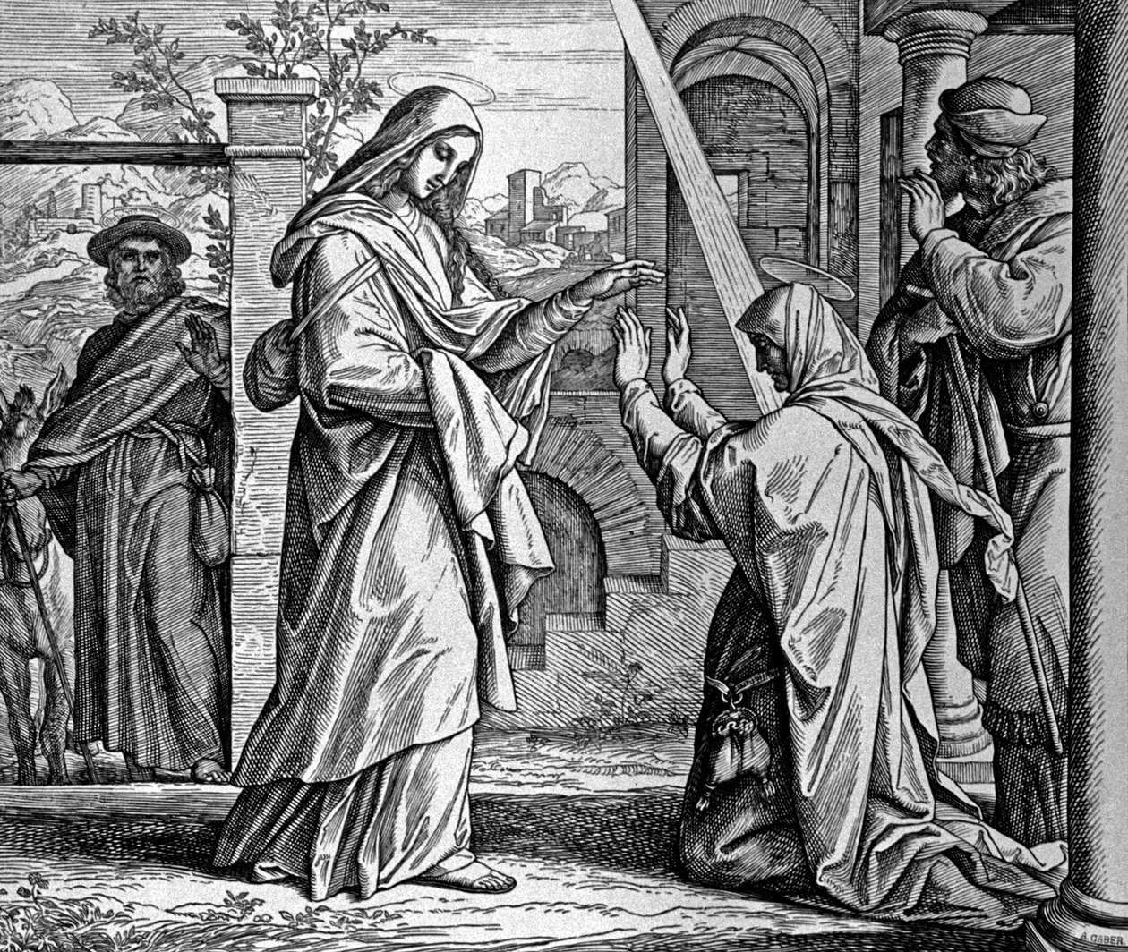 Meryem'in Ziyareti by Julius Schnorr von Carolsfeld