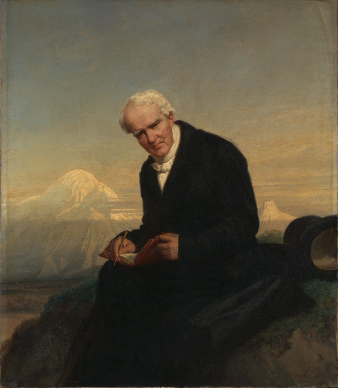 Baron Alexander von Humboldt by Julius Schrader