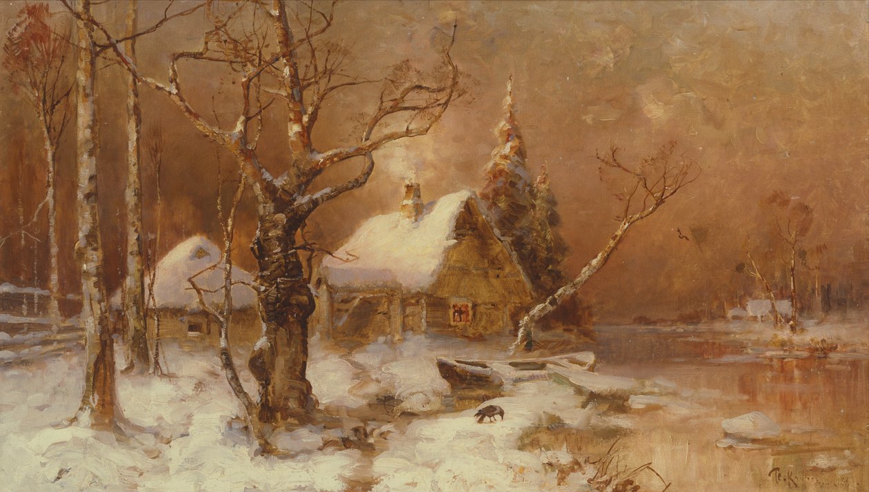 Kış Manzarası by Julius Sergius von Klever