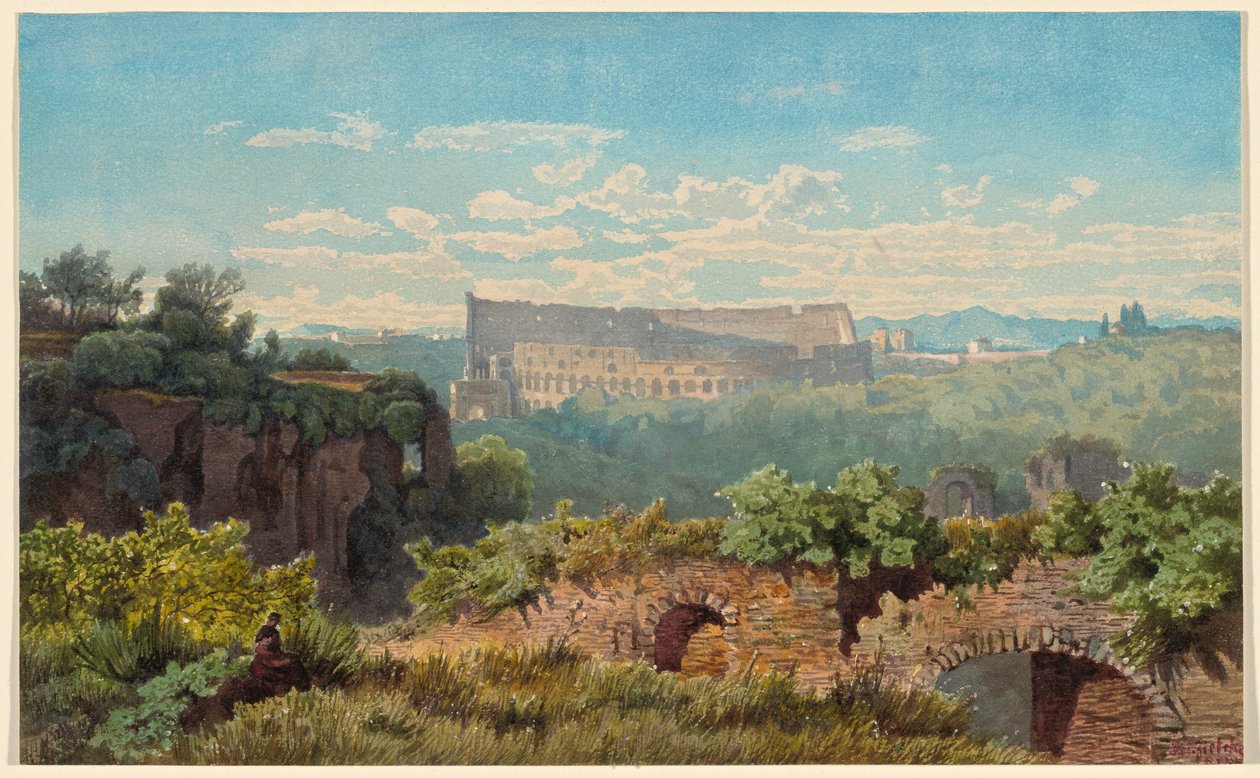 Palatine Tepesinden Görülen Kolezyum by Julius Zielke