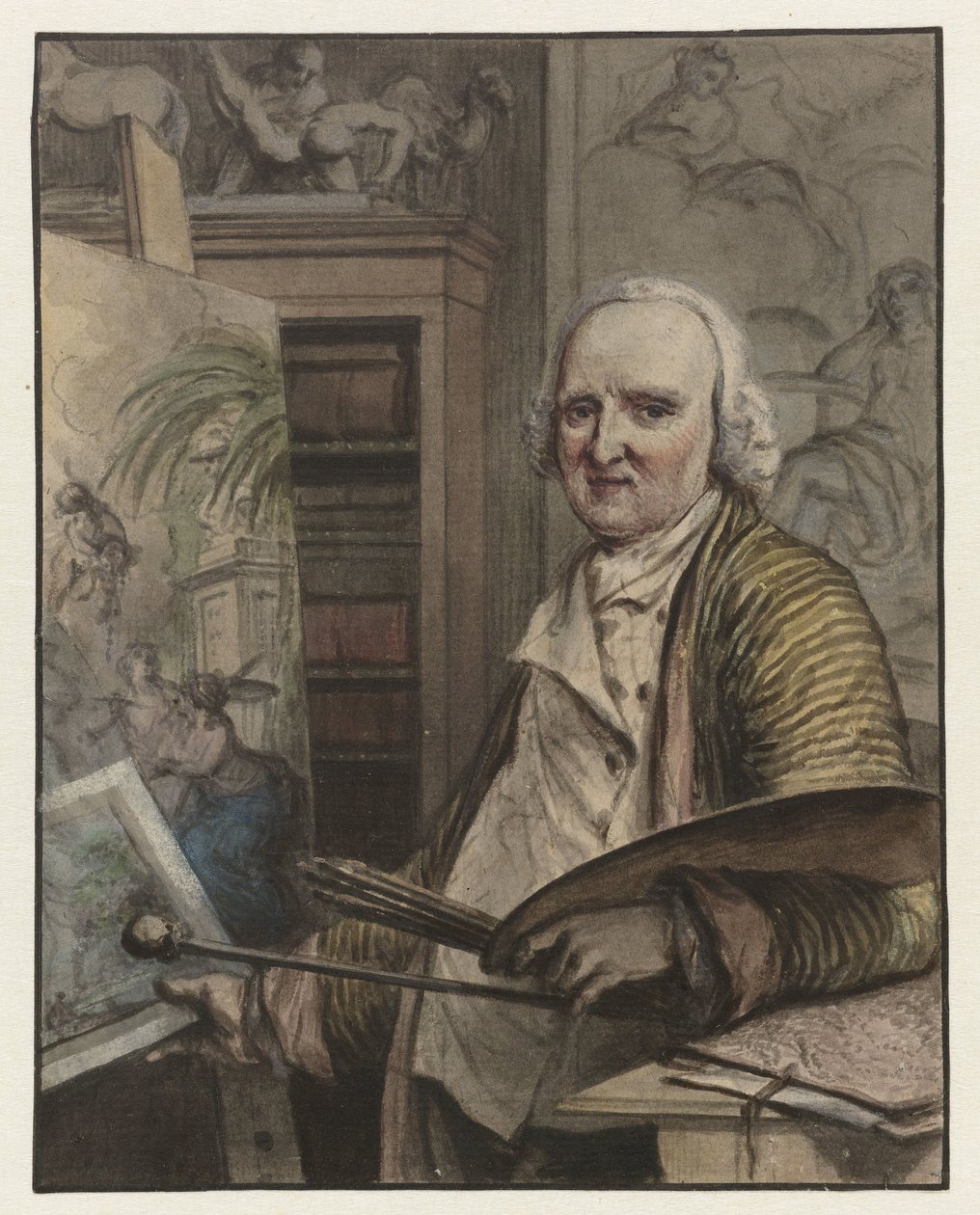 Jurriaan Andriessen'in otoportresi by Jurriaan Andriessen