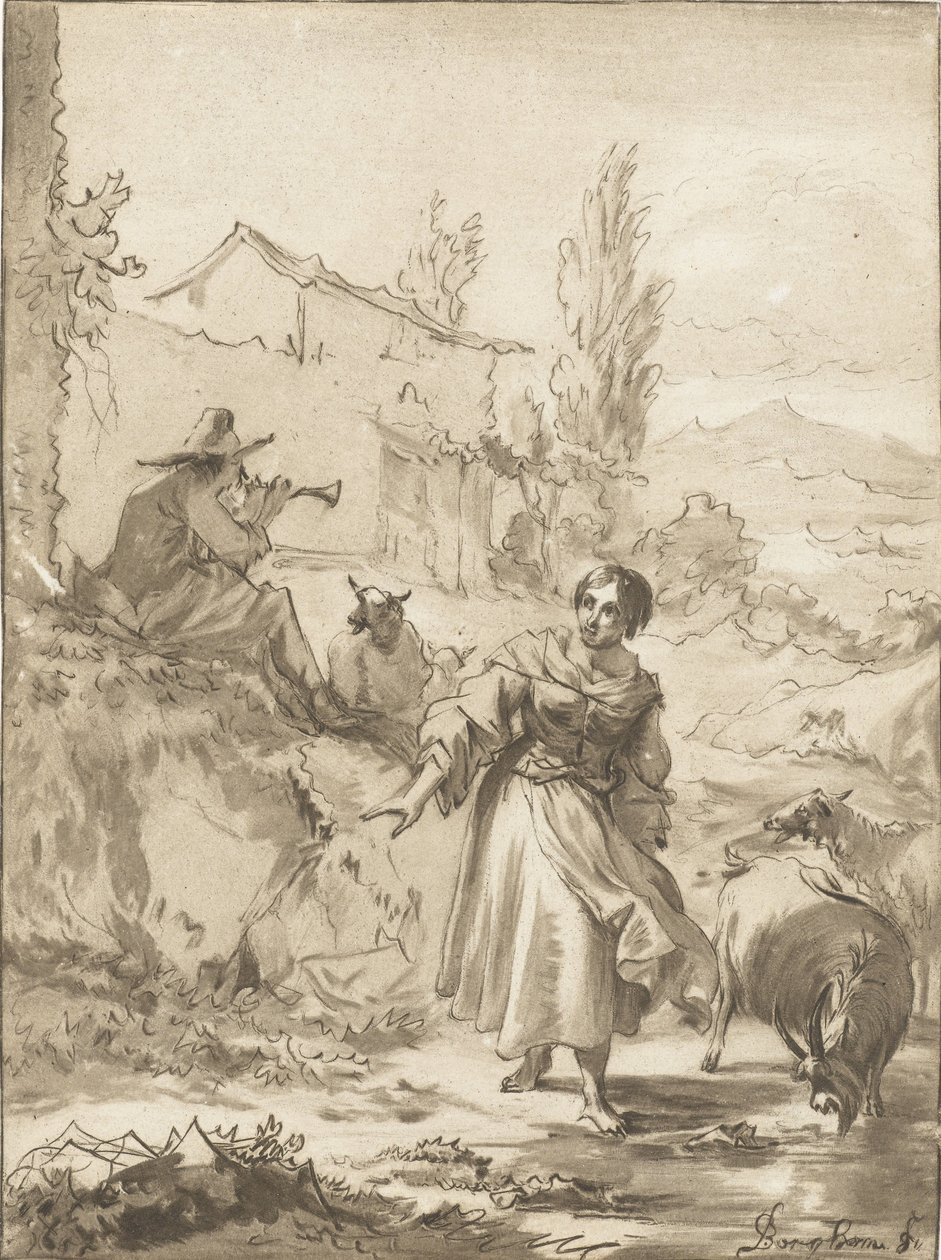 shawm ile çoban by Jurriaan Cootwijck