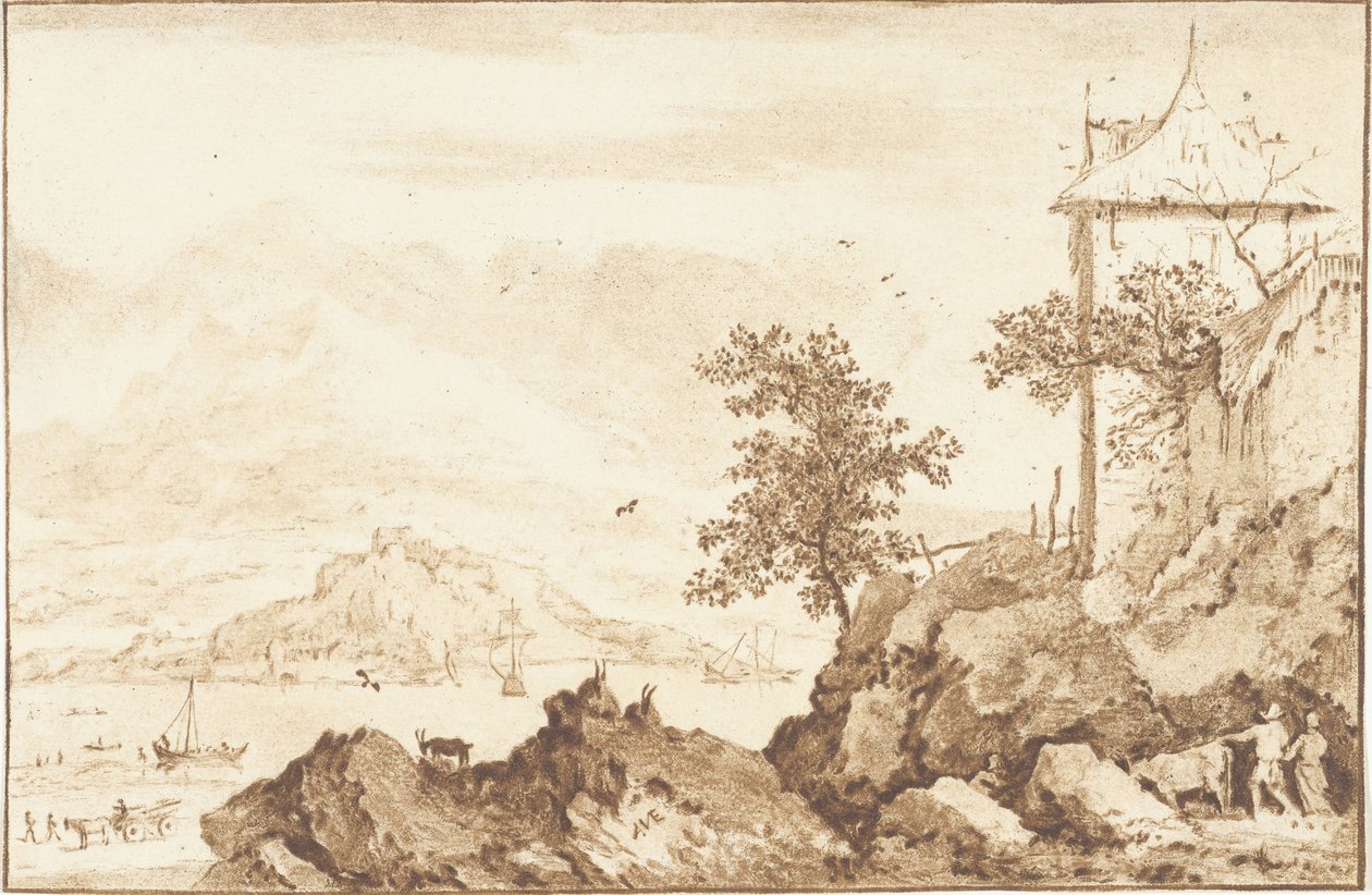 Ren Nehri manzarası by Jurriaan Cootwijck