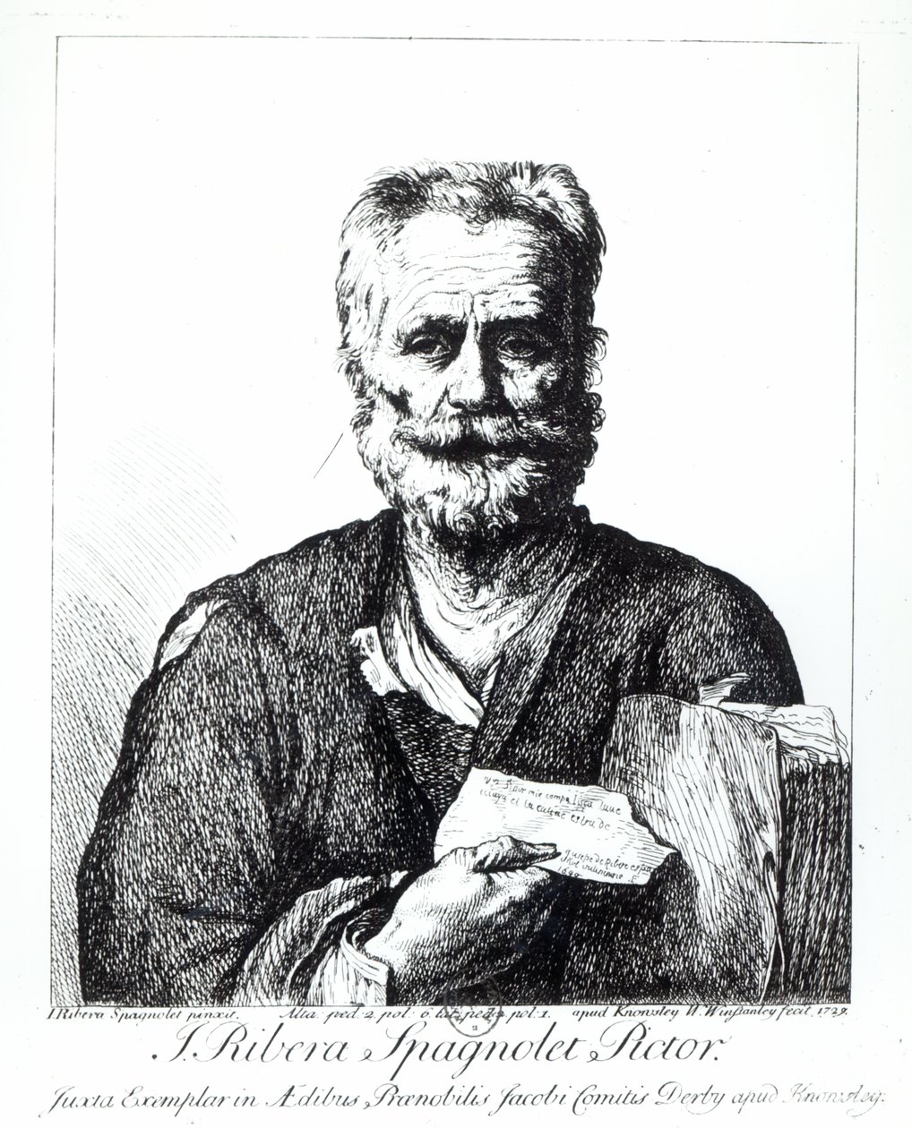 Self portrait, 1729  by Jusepe de Ribera