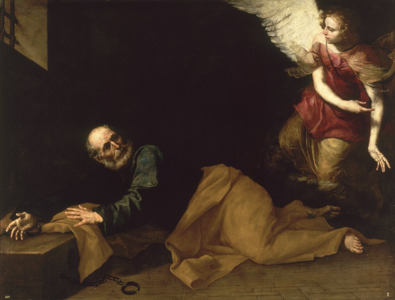 Aziz Peter, Bir Melek Tarafından Serbest Bırakıldı, 1639 by Jusepe de Ribera