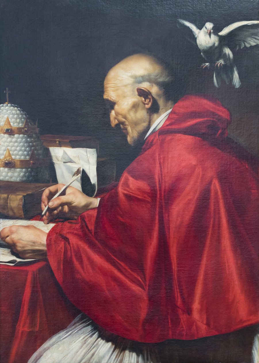 Büyük Aziz Gregory by Jusepe de (1591 1652) Ribera