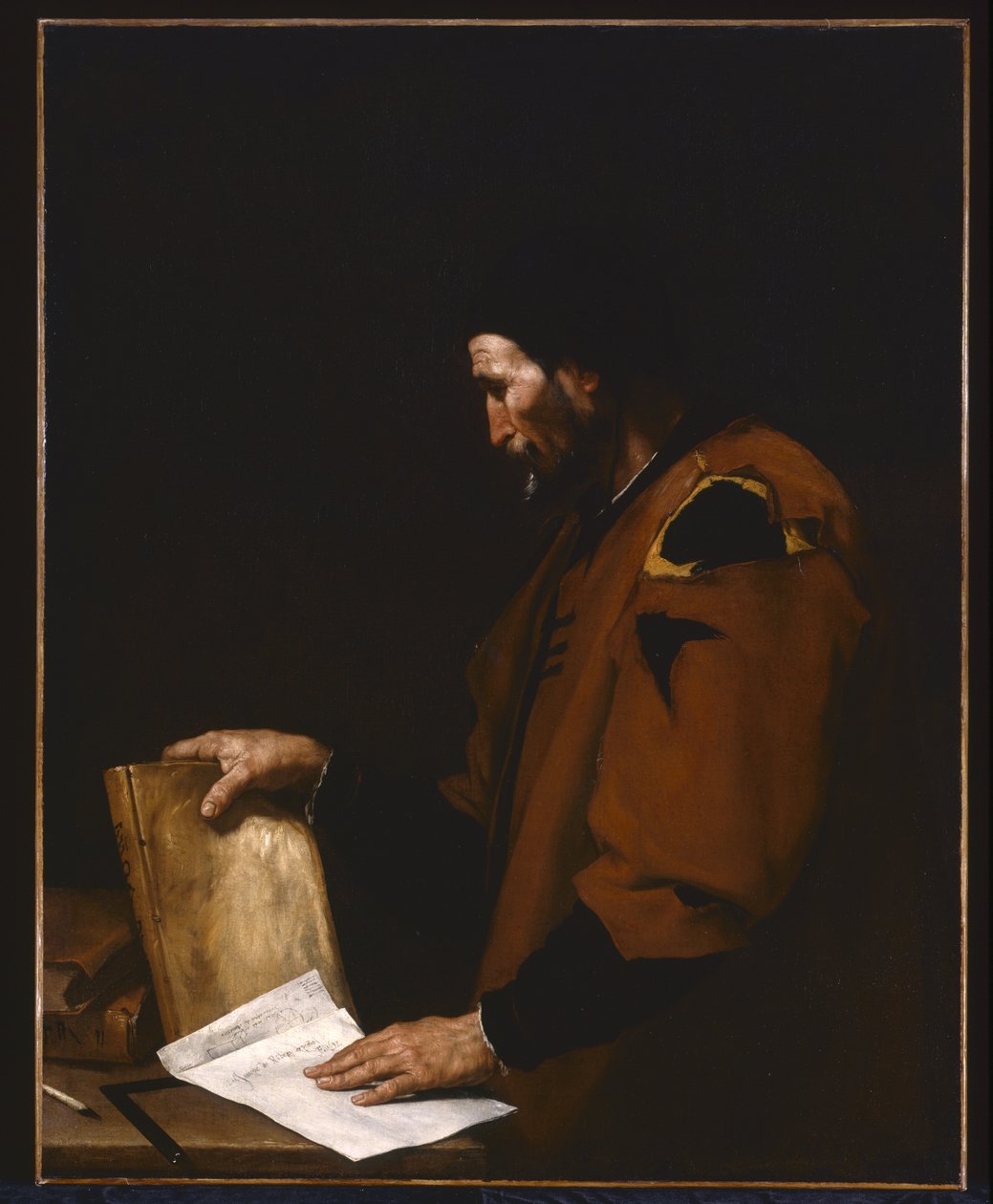Aristoteles (tuval üzerine yağlıboya) by Jusepe de Ribera