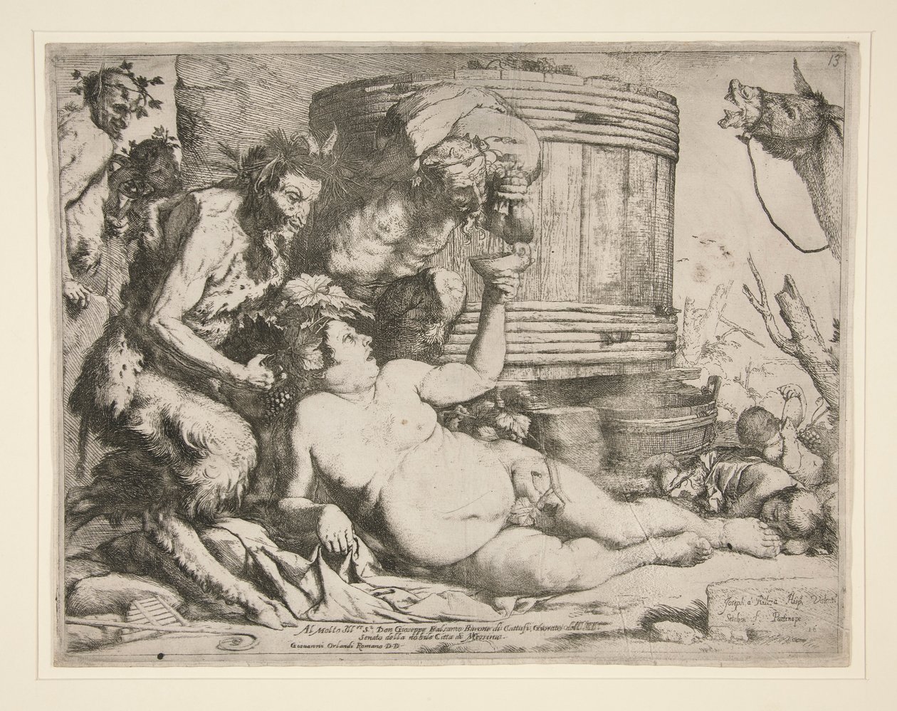 Bacchanal (Sarhoş Silenus) by Jusepe de Ribera