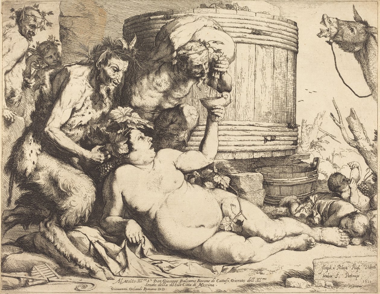 Sarhoş Silenus by Jusepe de Ribera