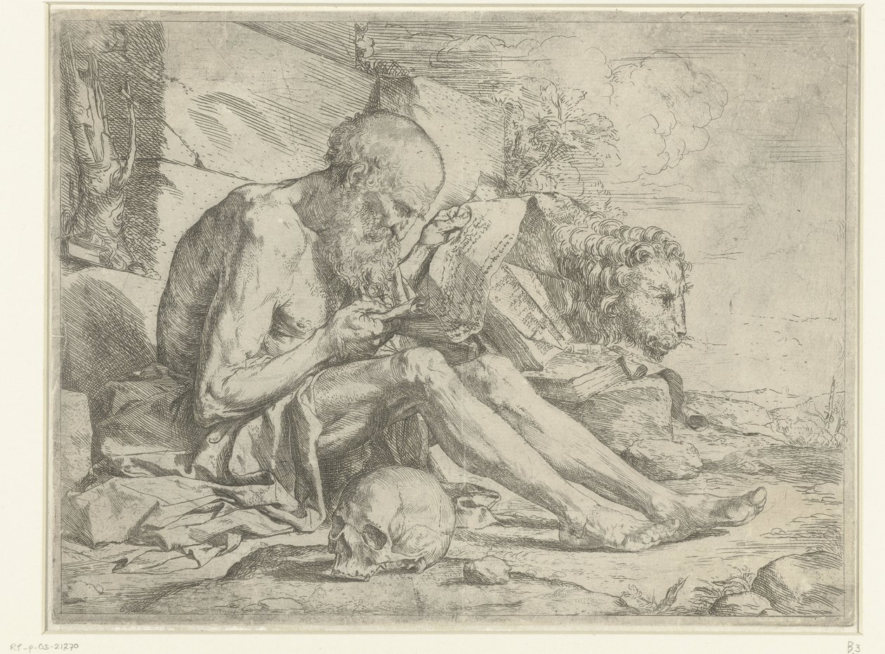 Aziz Jerome okuma by Jusepe de Ribera