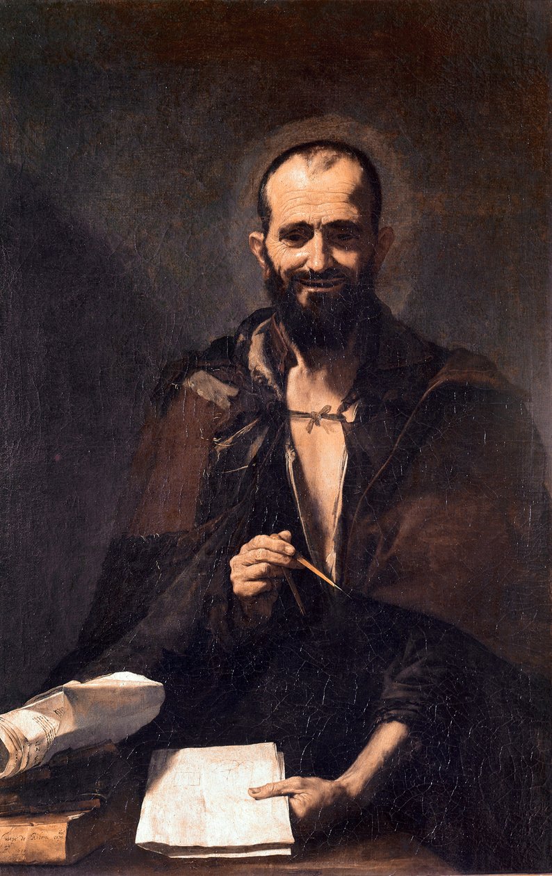 Arşimet temsili (tuval üzerine yağlı boya by Jusepe de Ribera