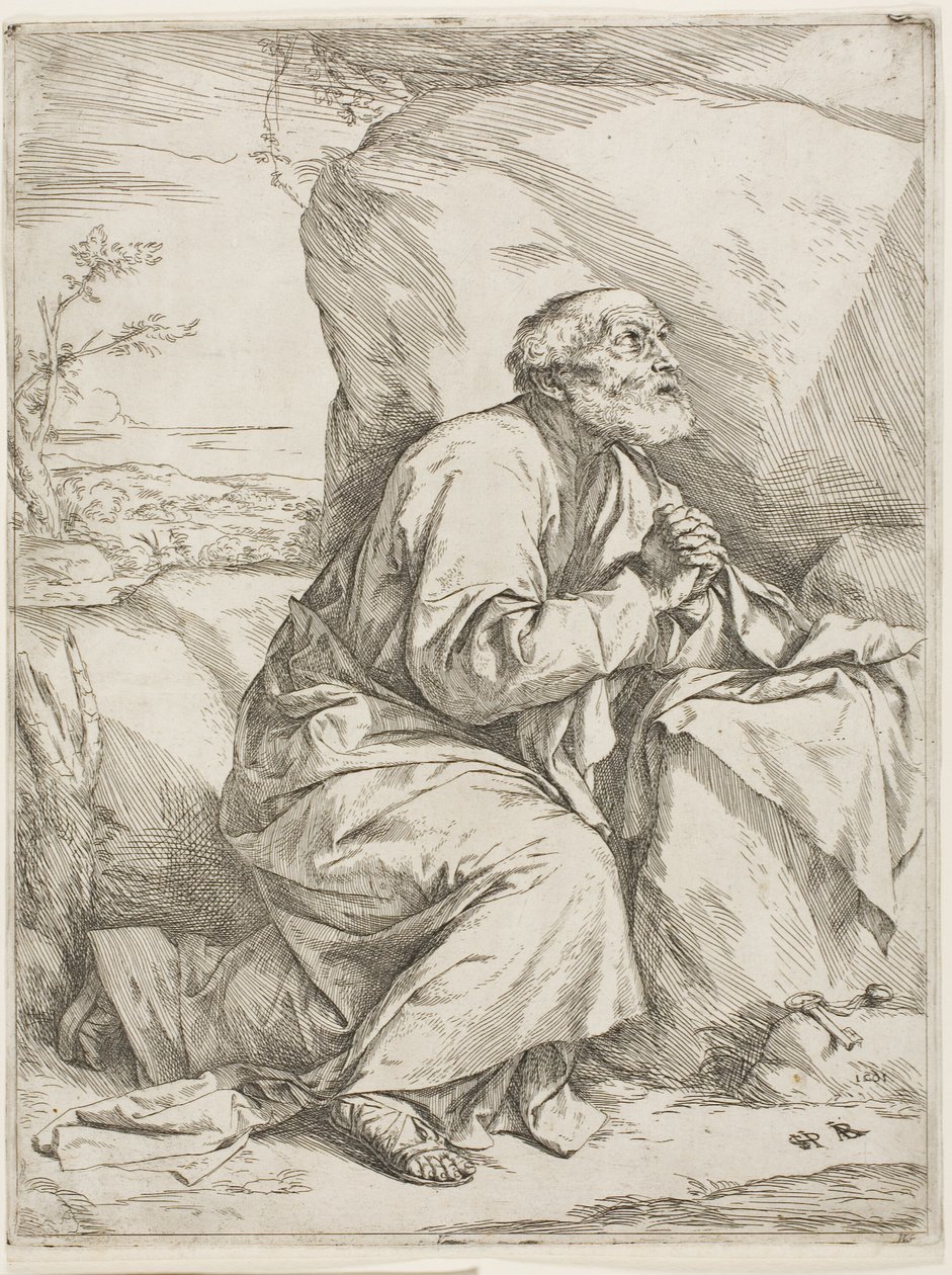 Çölde Aziz Peter by Jusepe de Ribera