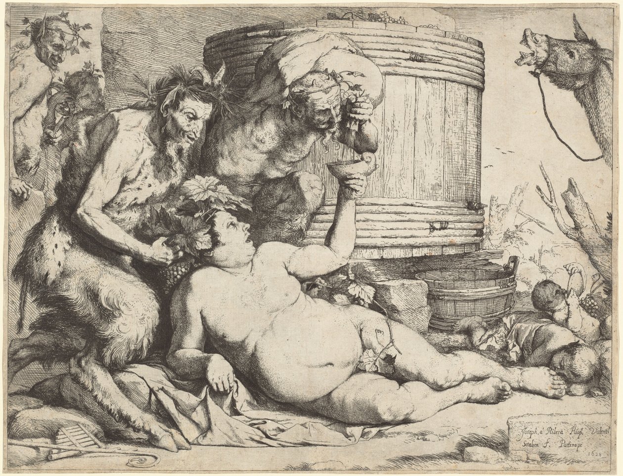 Sarhoş Silenus by Jusepe de Ribera