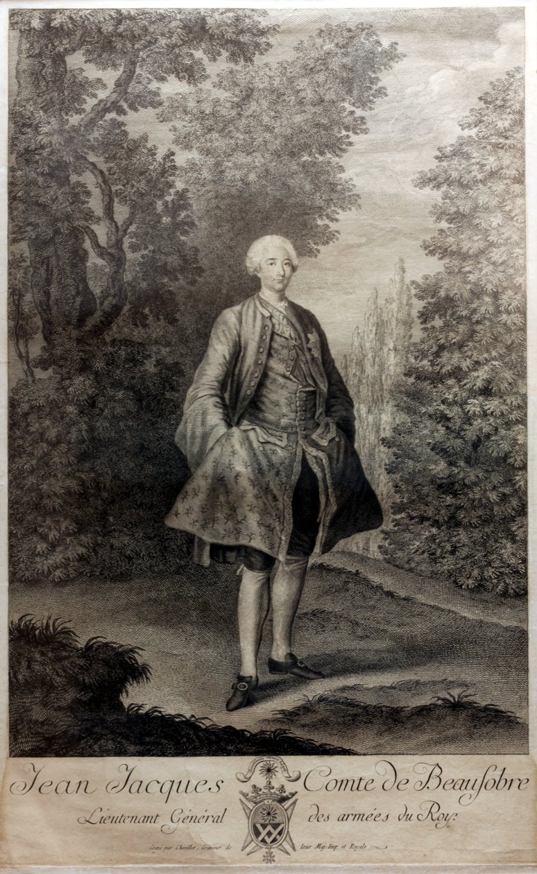 Jean-Jacques, Beausobre Kontu (1704-1783), Kral ordularının korgenerali by Justus Chevillet