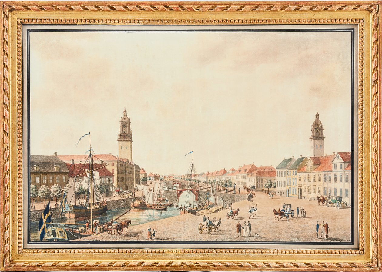 Weinberg tarafından Lilla Torg by Justus Fredrik Weinberg