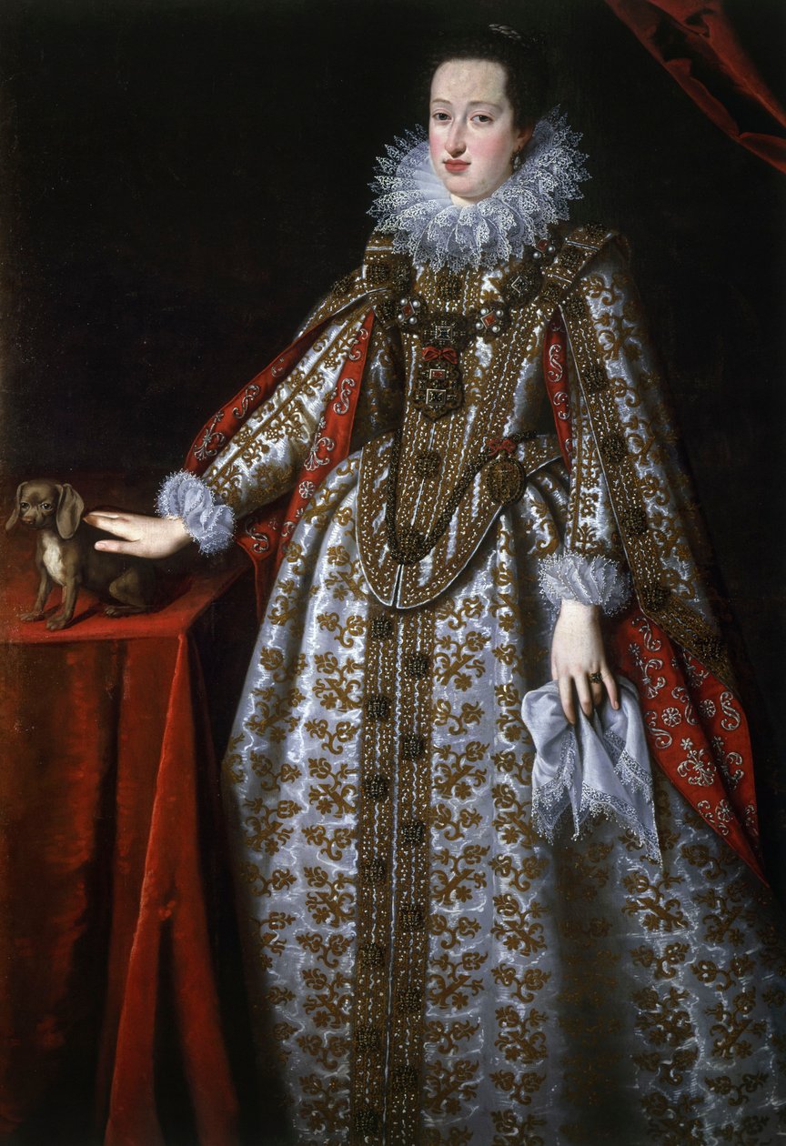 Eleonora Gonzaga'nın Portresi (1598-1655) by Justus Sustermans