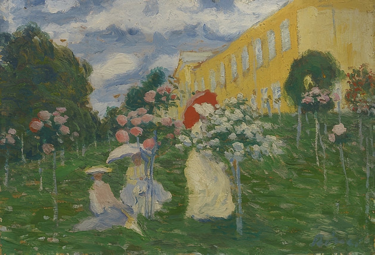 Bahçe manzarası by József Rippl Rónai