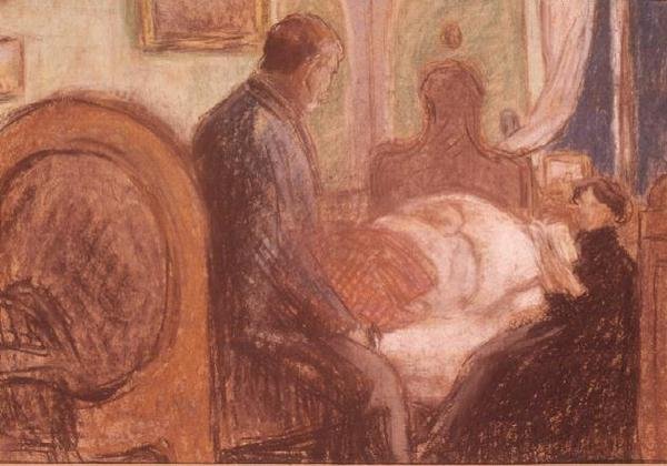 Yüksek Ateşte Odon, 1901 (pastel) by József Rippl Rónai