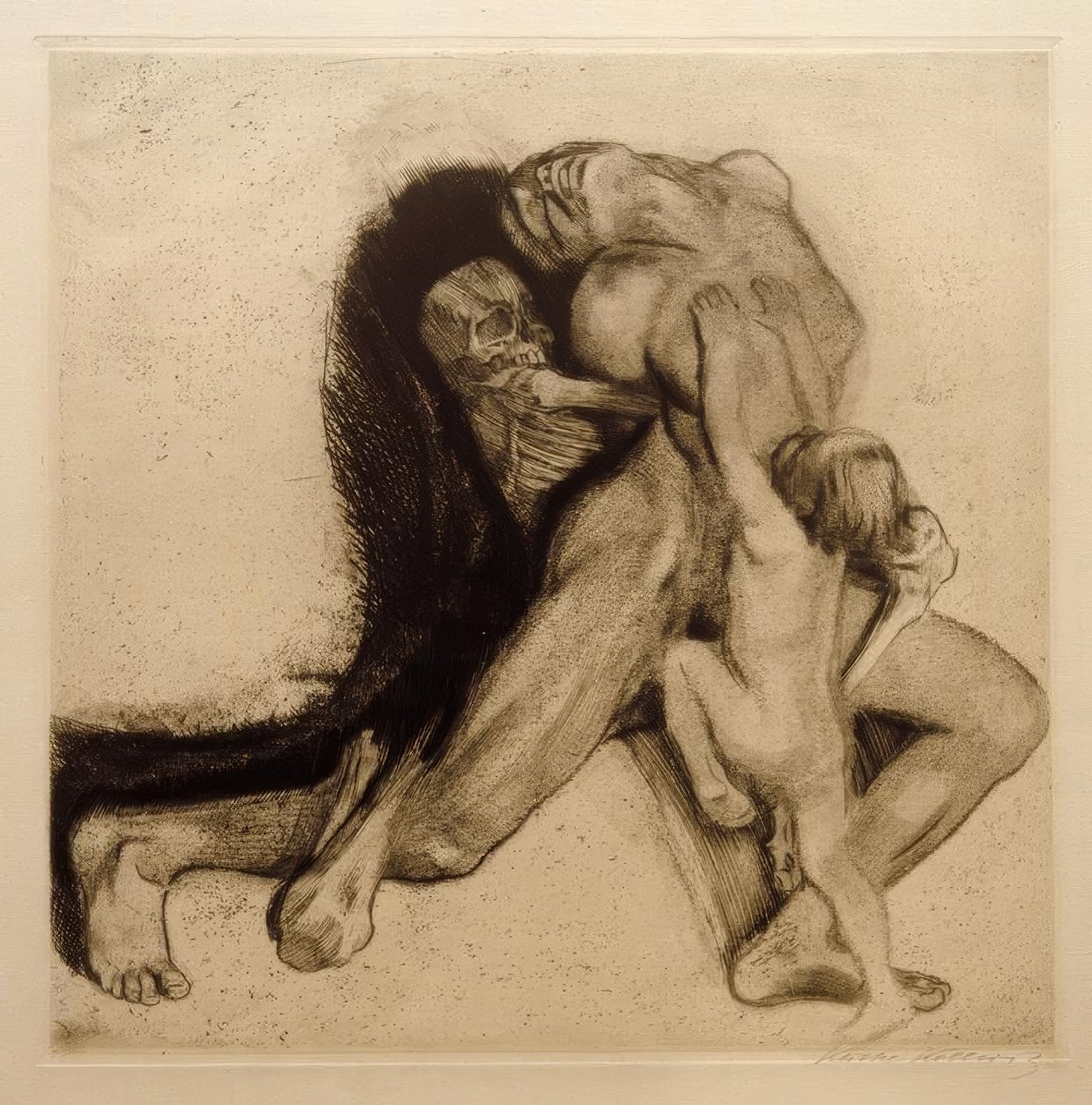 Käthe Kollwitz, ölüm ve eş by Käthe Kollwitz