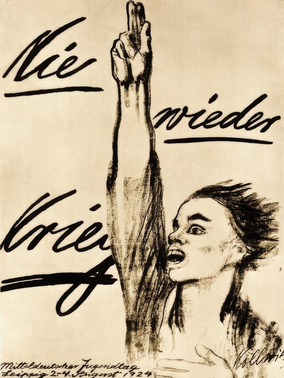 bir daha asla savaş by Käthe Kollwitz