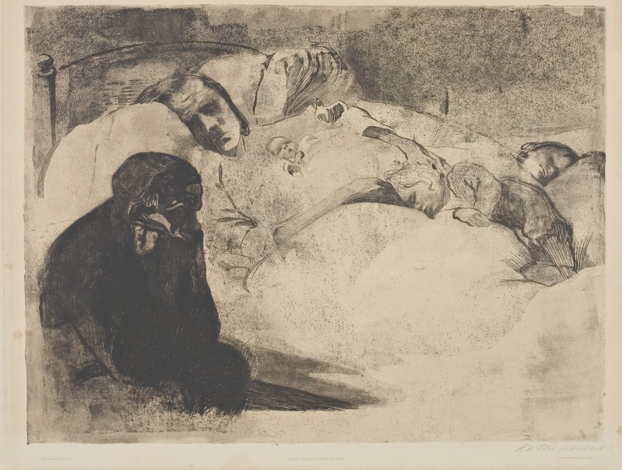 İşsizlik by Käthe Kollwitz