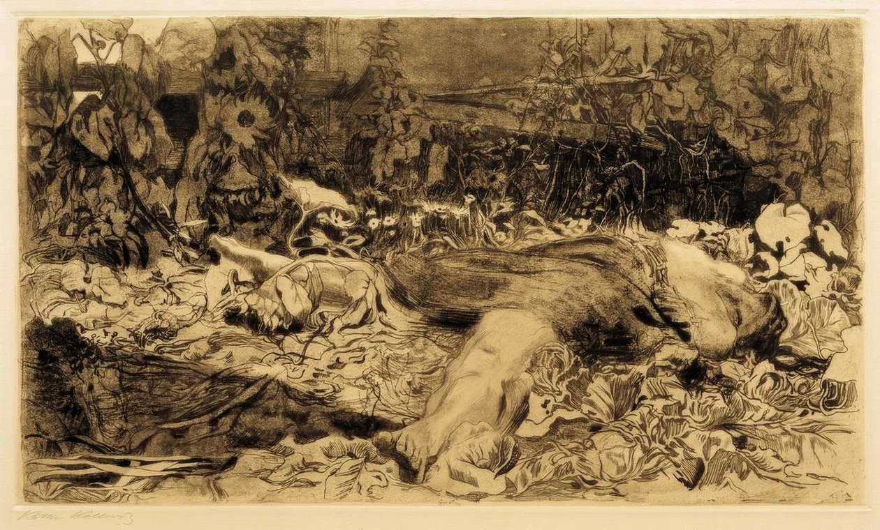 tecavüze uğradı by Käthe Kollwitz