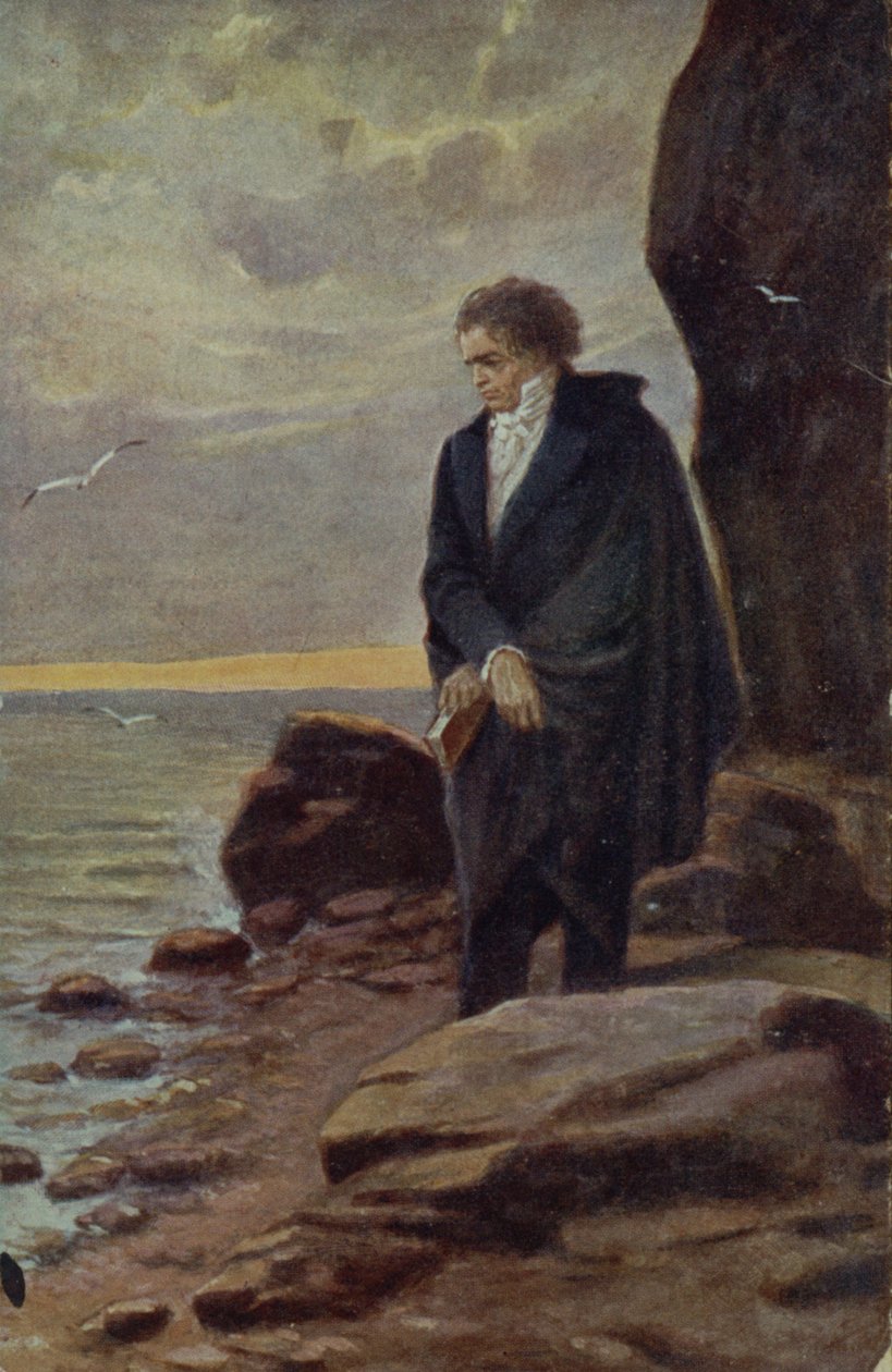 Beethoven denize bakıyor, 1918 by Kamil Vladislav Muttich
