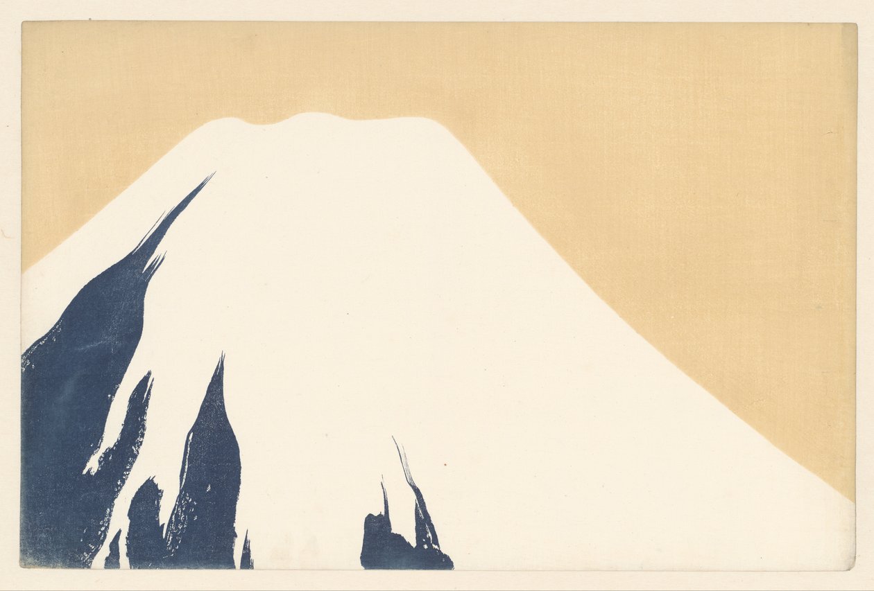 Fuji Dağı, 1909 (tahta baskı) by Kamisaka Sekka