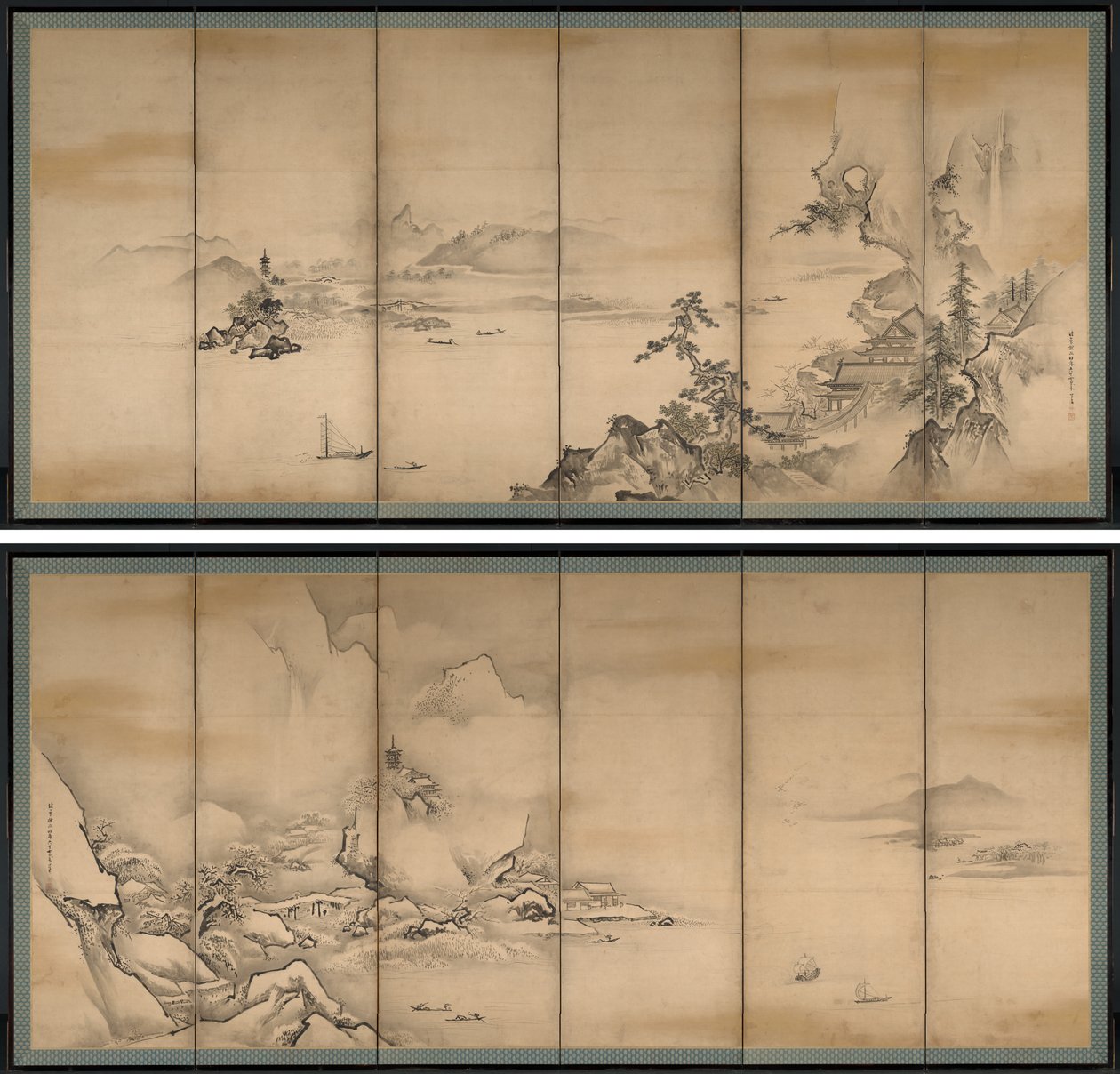 Dört mevsim by Kanō Tan’yū