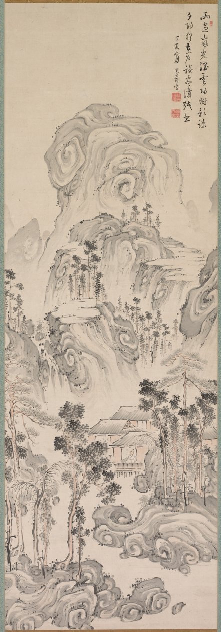 Manzara, 1767. by Kan Tenju