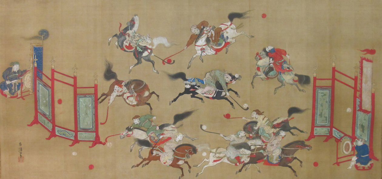 Polo Oynayan Tatarlar, 18. Yüzyılın Başları. by Kano Eisen