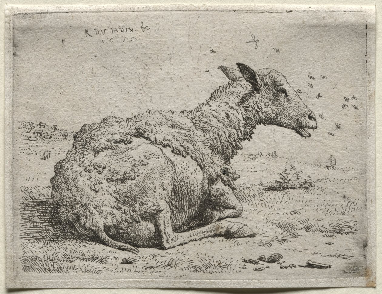 Koyunlar ve Sinekler by Karel Dujardin