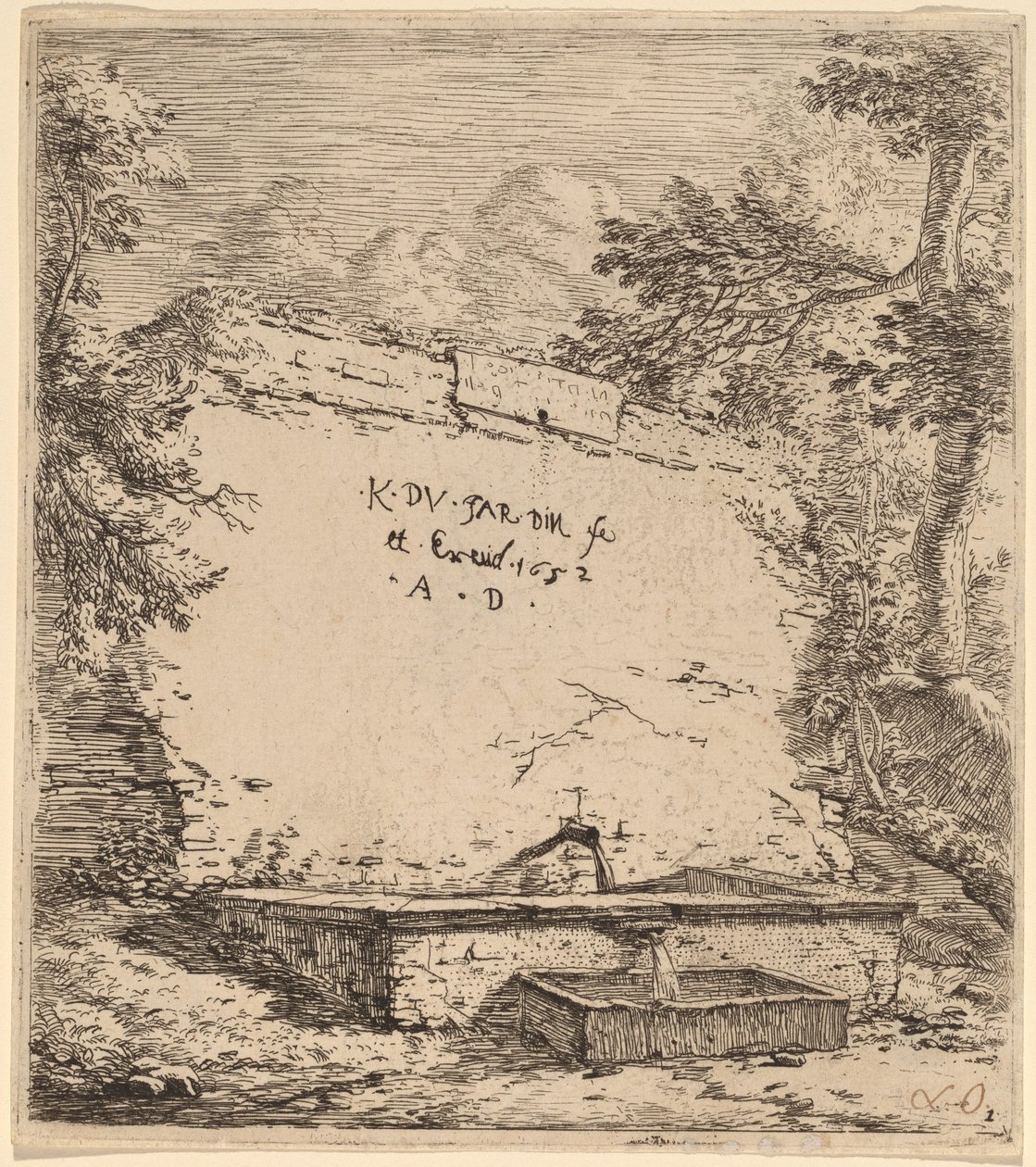 Çeşmeli Başlık Sayfası by Karel Dujardin
