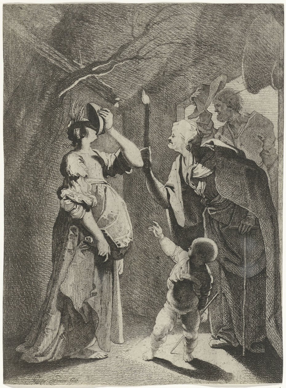 Ceres en Stellio by Karel van Mander (III)