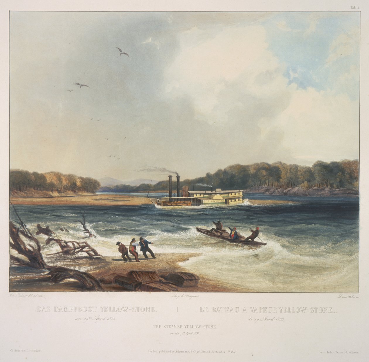 Ubwumvikane bushya kuri Wabash by Karl Bodmer
