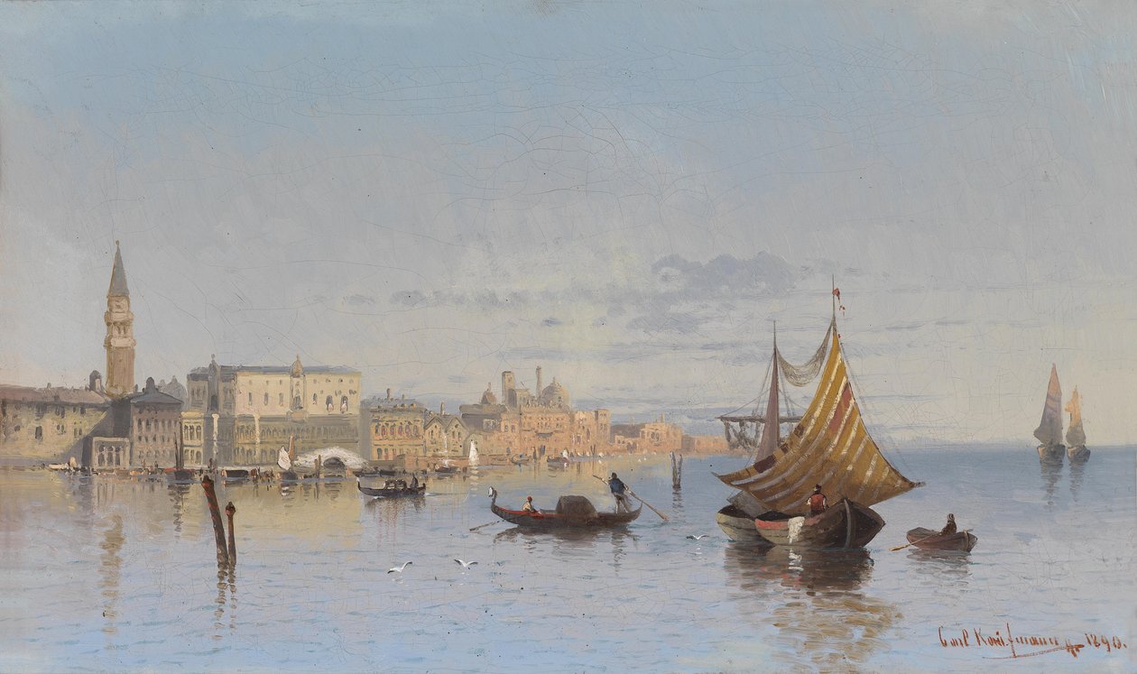 Venedik manzarası by Karl Kaufmann